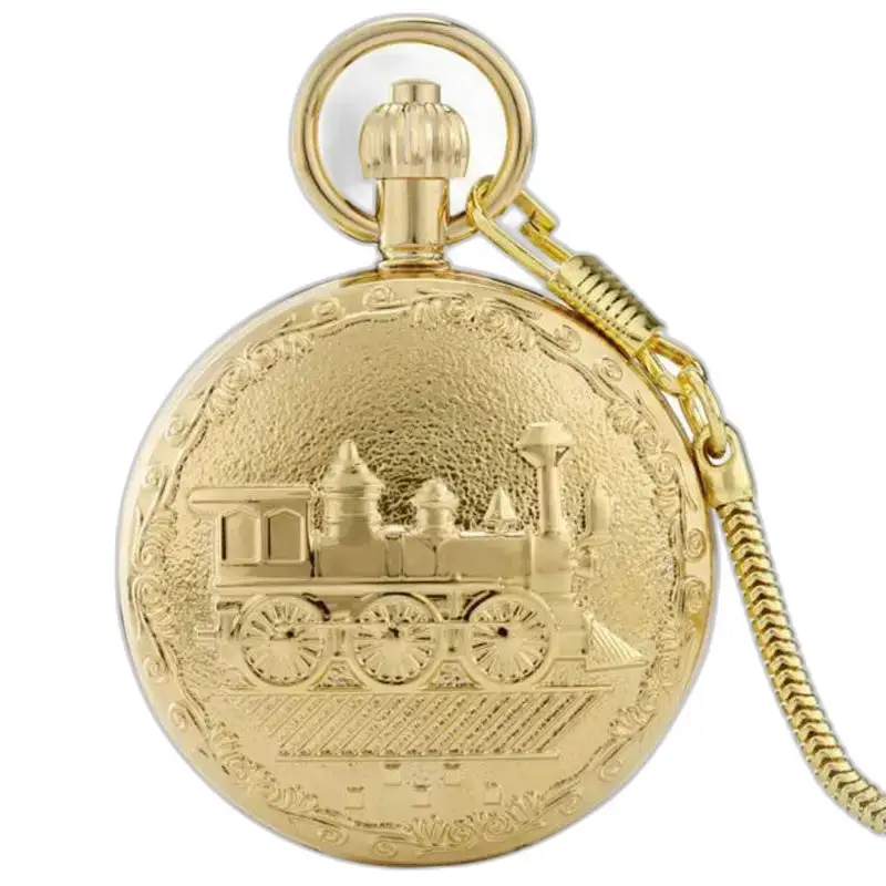 Guld Train Chic automatisk lommeur