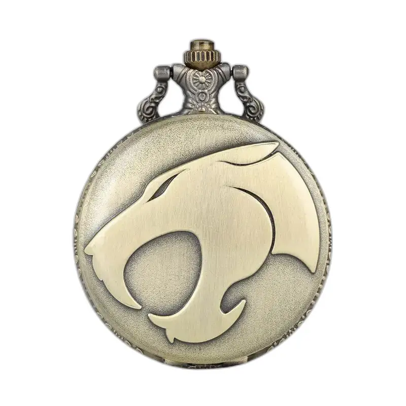 Bronze Panther Halskæde lommeur