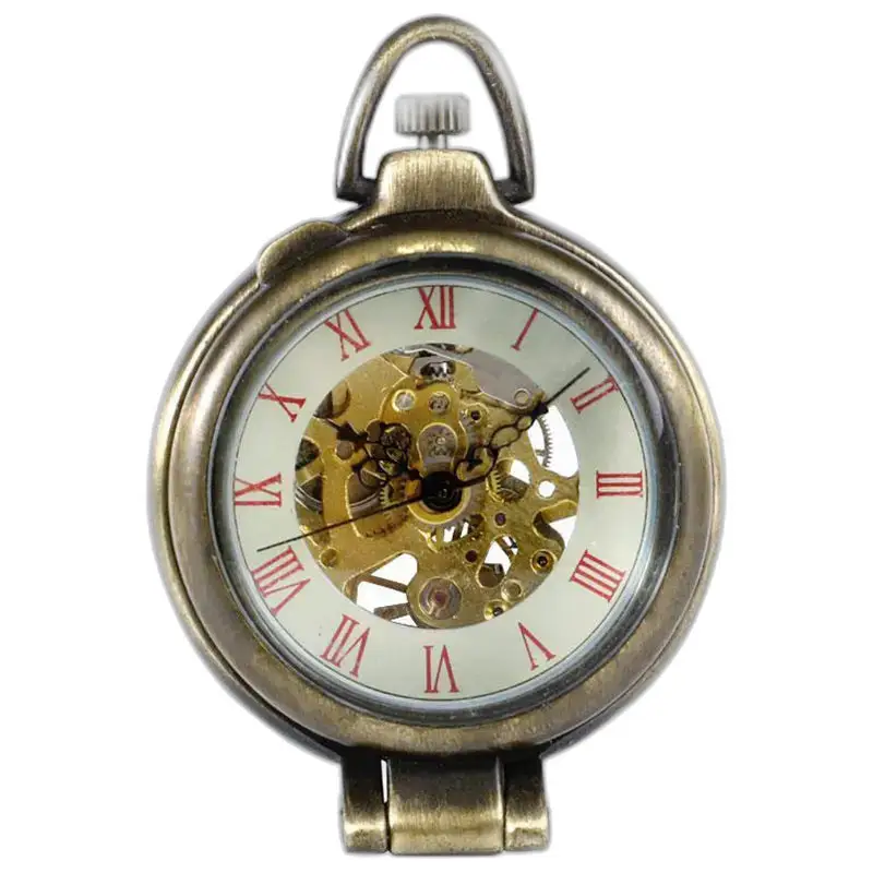 Vintage luksus mekanisk lommeur med antik stil og elegant design