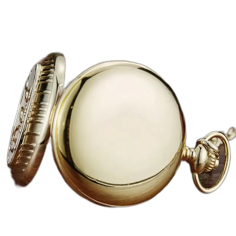 Grandfather Chic Quartz lommeur i guld, elegant og tidløst