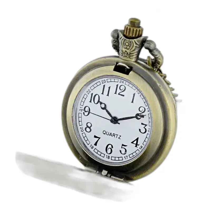 Elegant Bohemian Necklace Watch med et elegant lommeur i antik stil