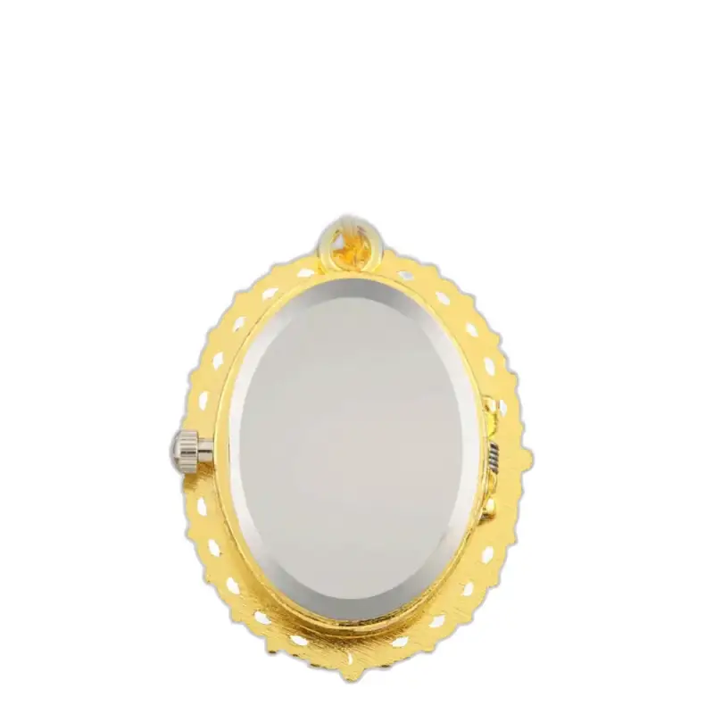 Vintage Marie Quartz Collier dameur med oval urskive og guldramme