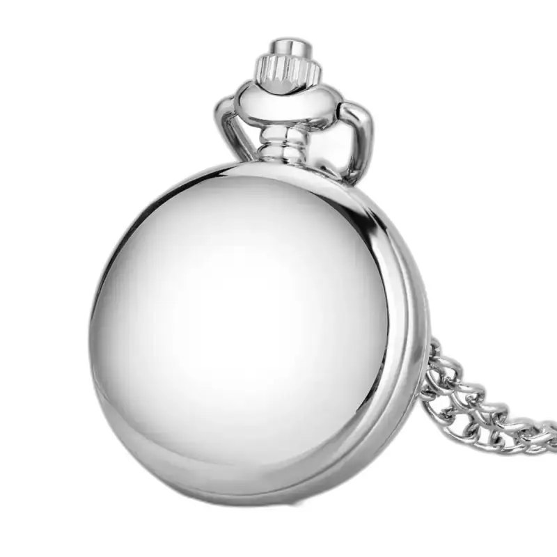 Vintage Marilyne Monroe Quartz Halskæde Ur med elegant sølvkæde