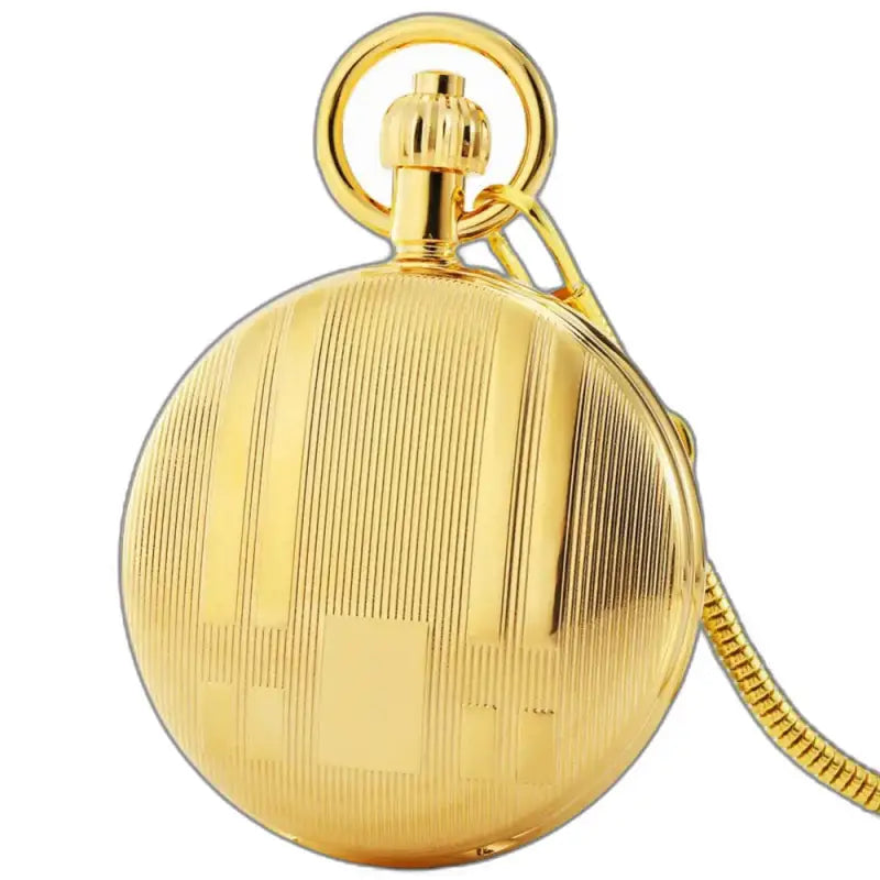 Guld mekanisk lommeur til moderne herrer i elegant guld