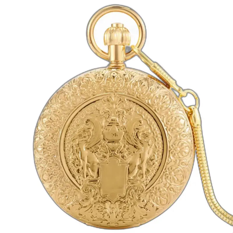 Dobbelt Golden Majesty Chic lommeur med tonet guldkæde