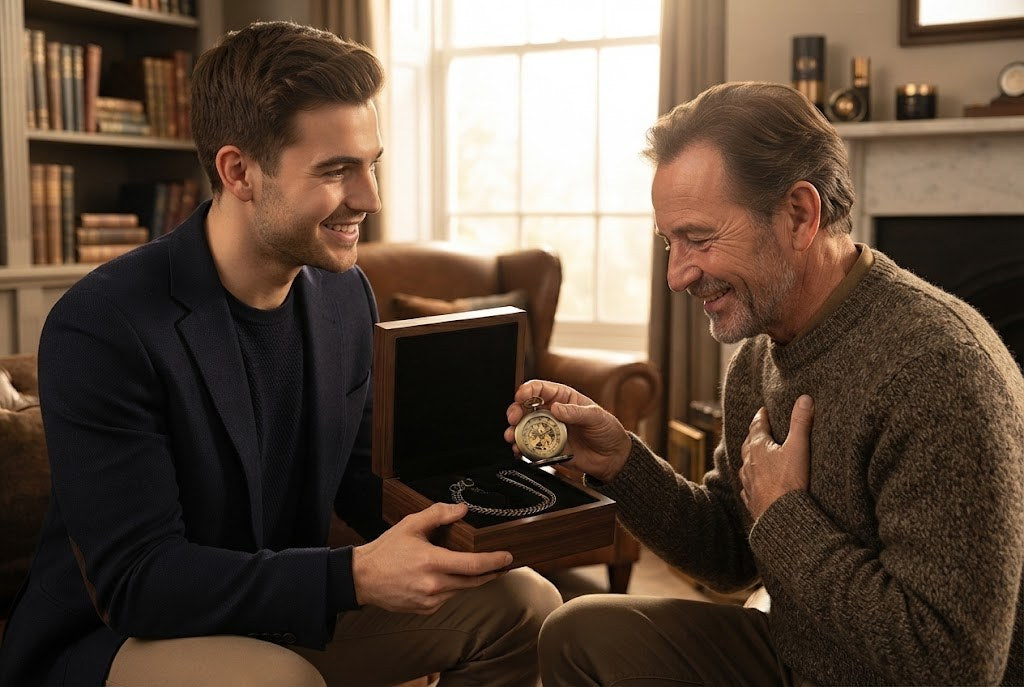 Montre à Gousset Mécanique Demi-chasseur Homme - Une pièce qui gagne en caractère