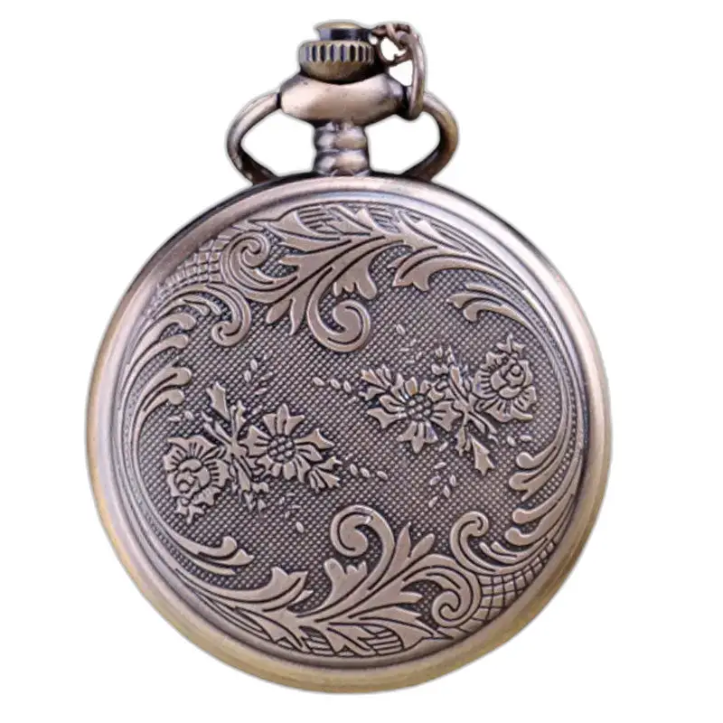 Montre à Gousset Collier Pierre Bleu élégante