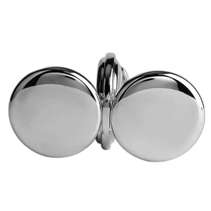 Cufflinks en métal brillant pour Montre à Gousset Double Clapet Chic Moderne