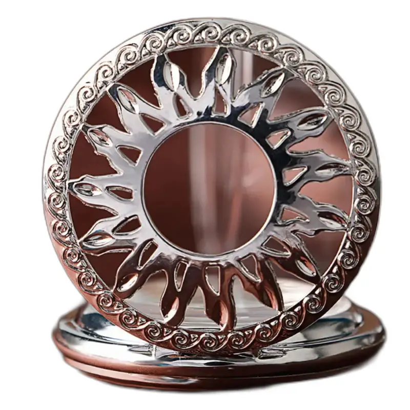 Stand décoratif argenté pour montre à gousset Mécanique Dark Sun Homme Femme