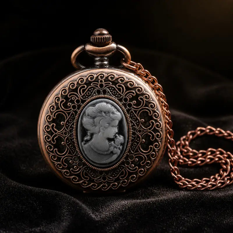 Montre à Gousset Quartz Collier Femme Vintage - Univers Gousset