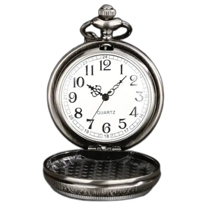 Montre de Poche Gousset Horoscope Vintage, montre argentée à face blanche