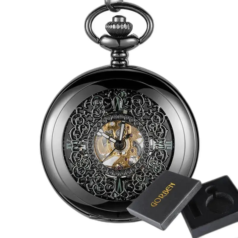 Montre de Poche Mécanique Green Lantern avec une allure unique et noire ornée
